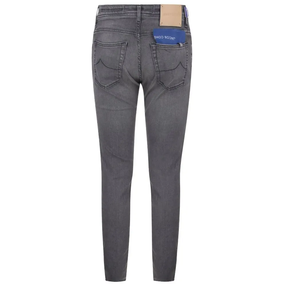 Jacob Cohen Men's Gray Cotton Jeans & Pant