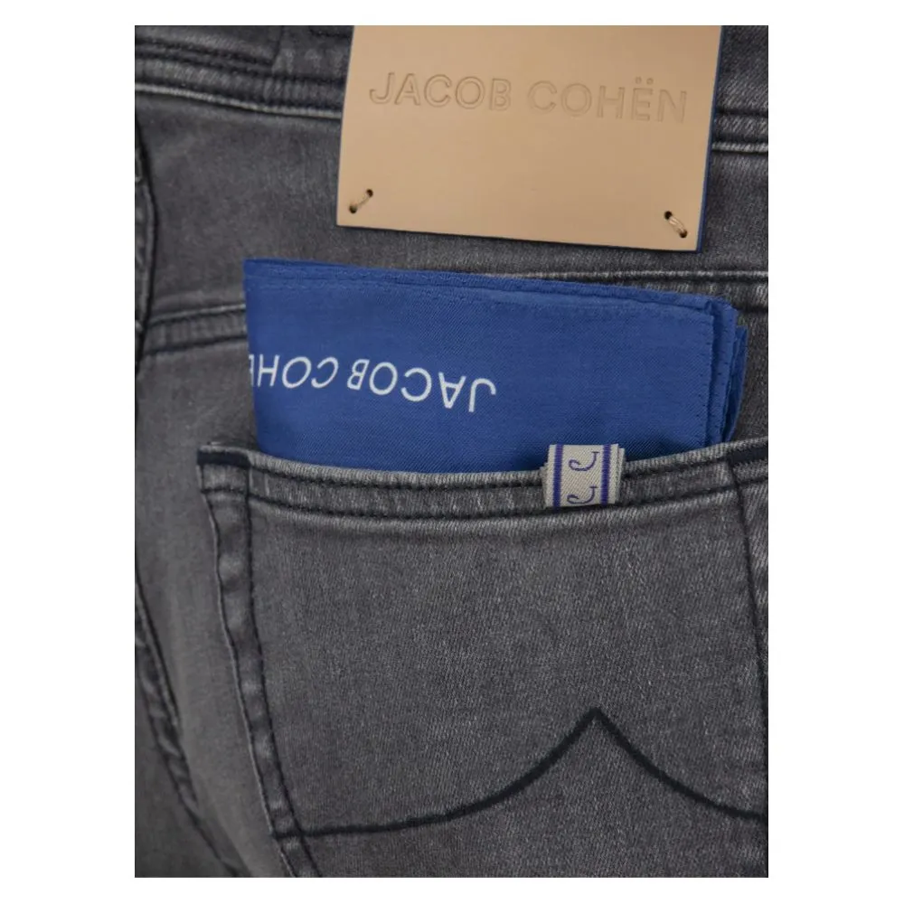 Jacob Cohen Men's Gray Cotton Jeans & Pant