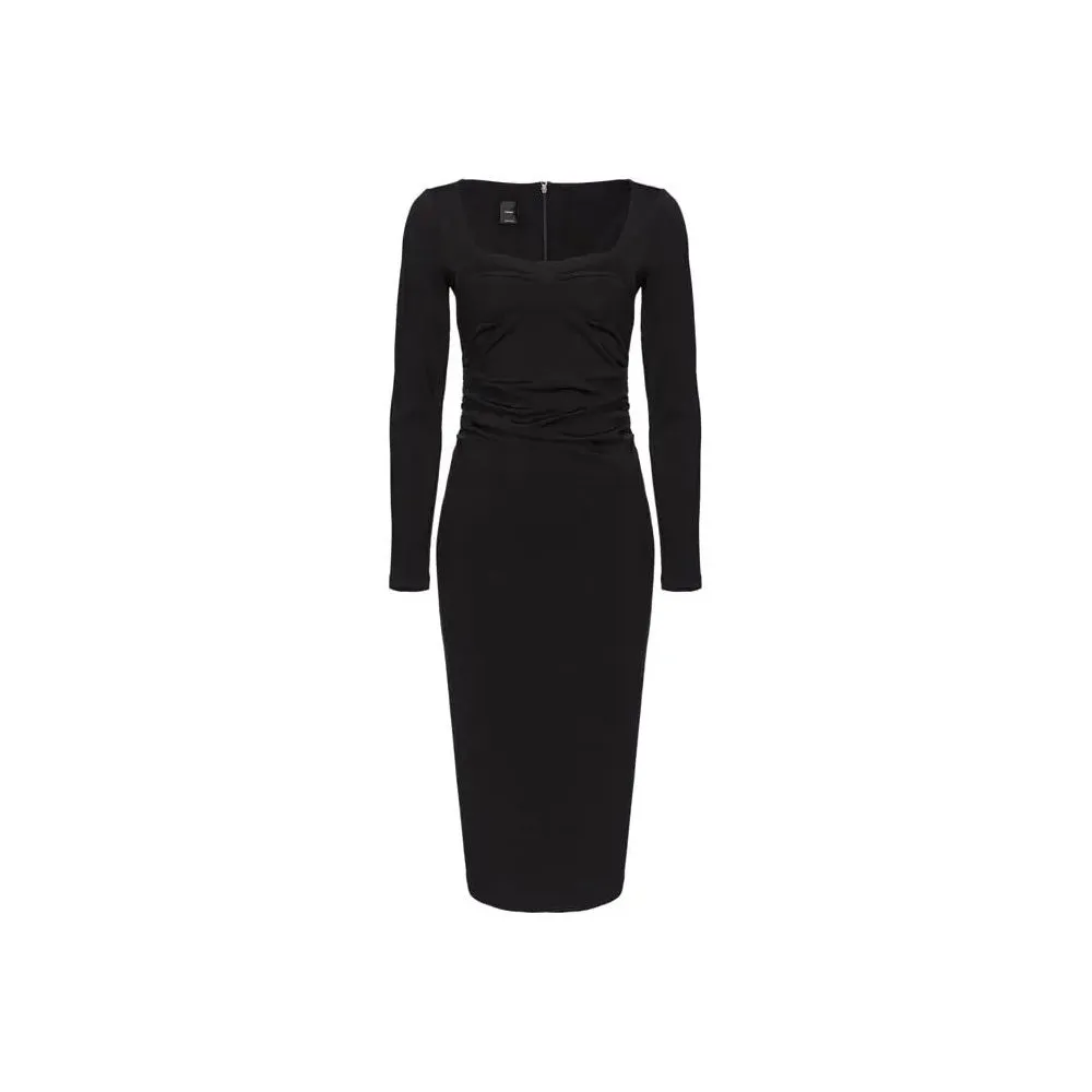 PINKO Women's Black Viscose Dress