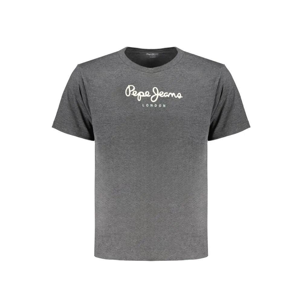 Pepe Jeans Gray Cotton Men T-Shirt