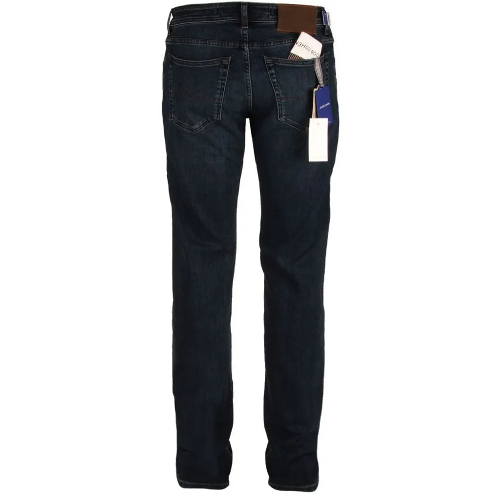 Jacob Cohen Men's Blue Cotton Men's Slim Fit Jean