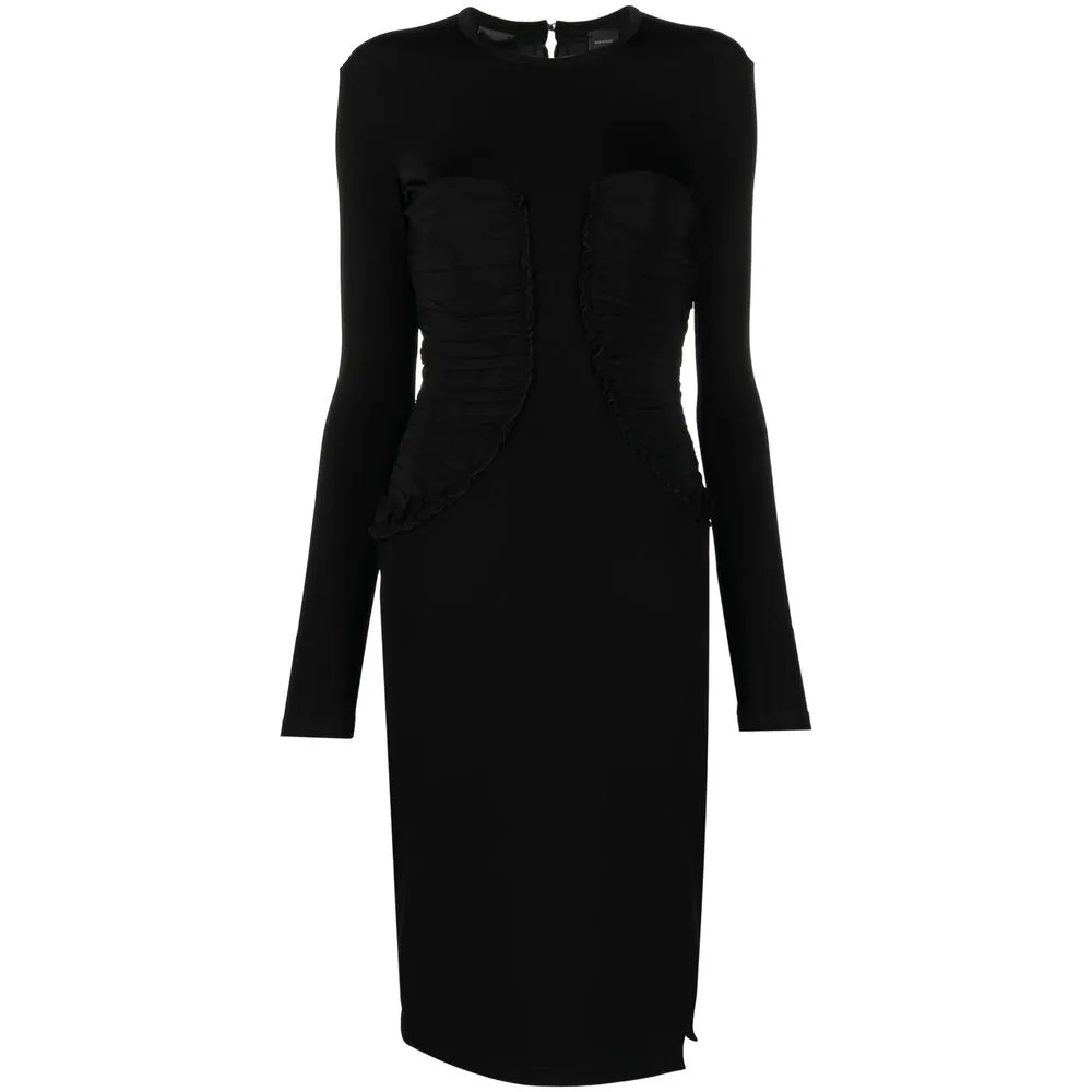 PINKO Women's Black Viscose Dress