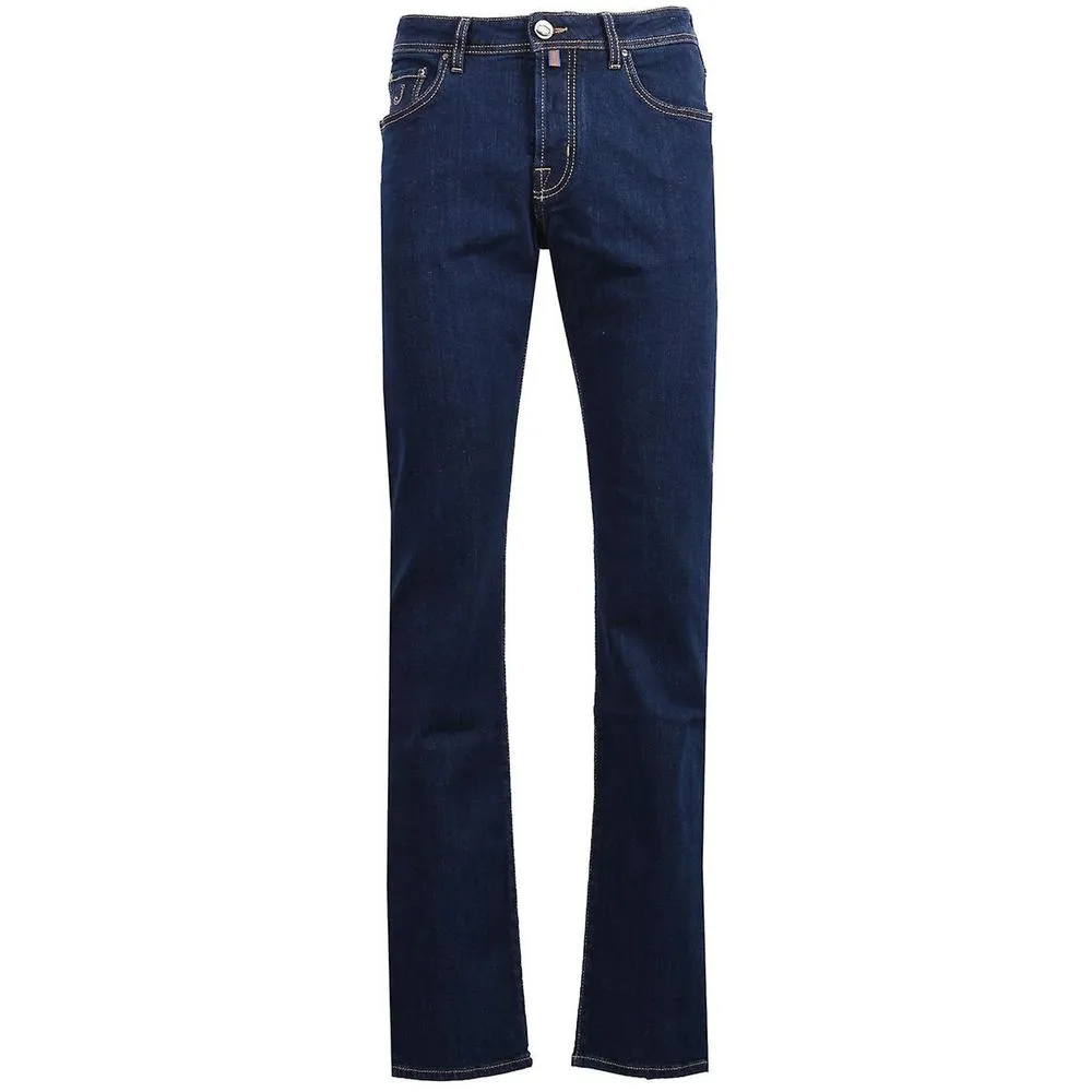 Jacob Cohen Men's Blue Cotton Jeans & Pant