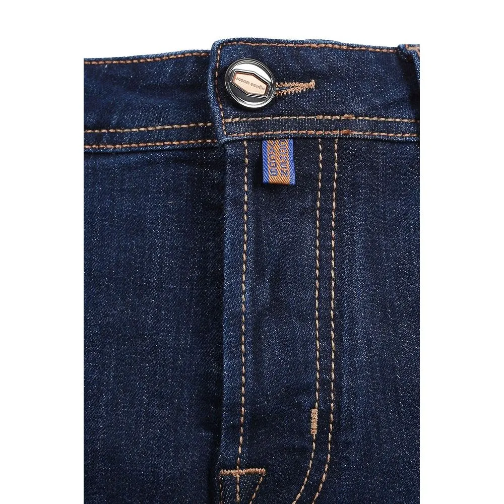 Jacob Cohen Men's Blue Cotton Jeans & Pant