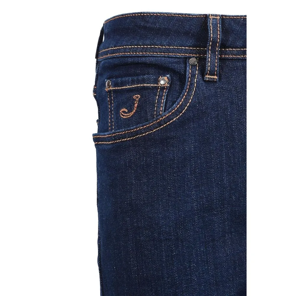 Jacob Cohen Men's Blue Cotton Jeans & Pant