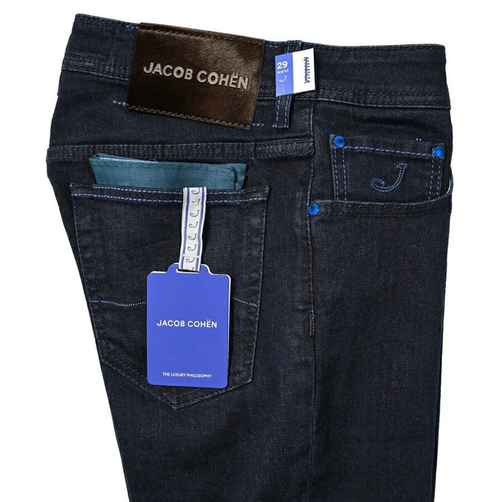 Jacob Cohen Men's Blue Cotton Jeans & Pant