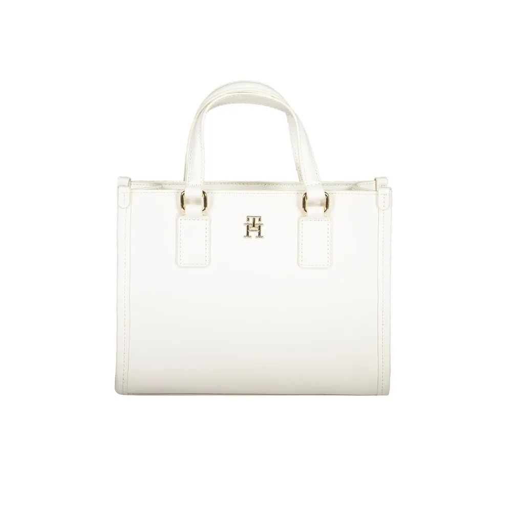 Tommy Hilfiger Women's White Polyethylene Handbag