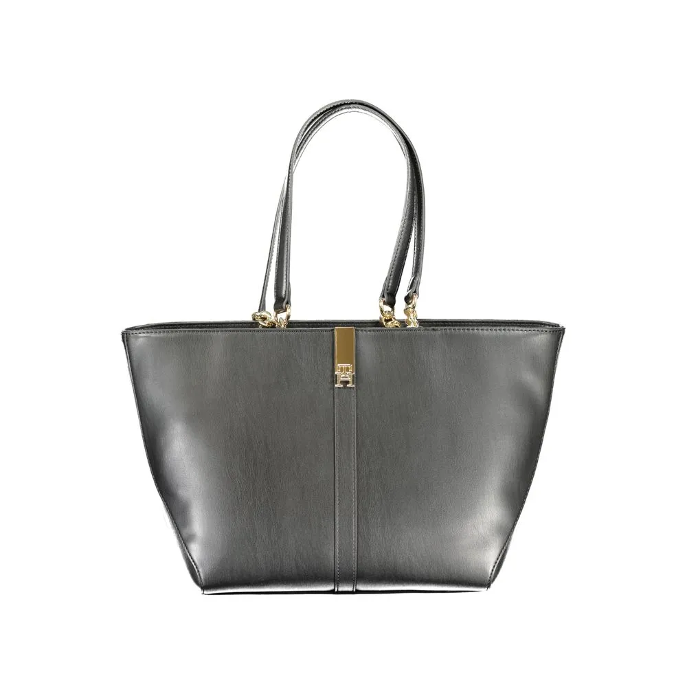 Tommy Hilfiger Women's Black Polyethylene Handbag