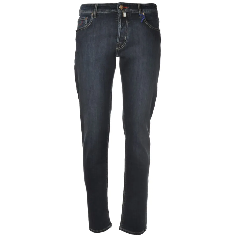 Jacob Cohen Men's Blue Cotton Jeans & Pant