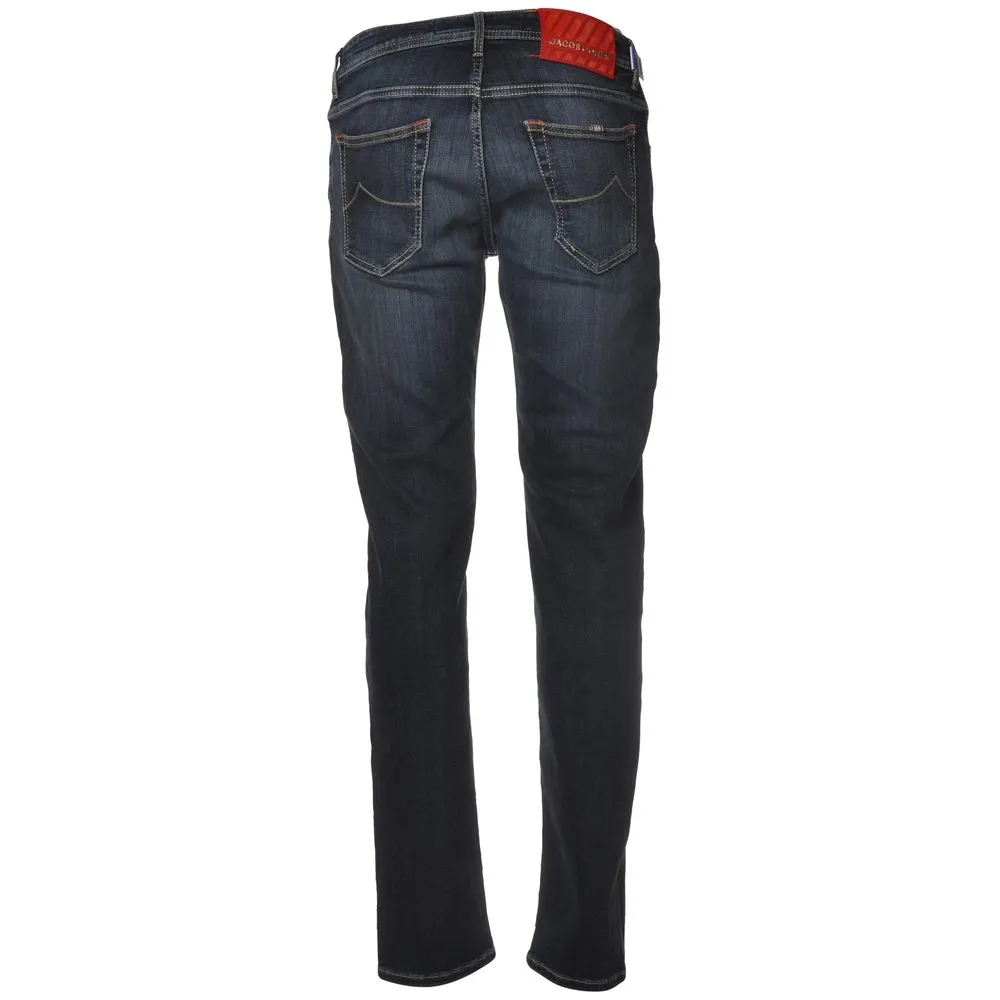 Jacob Cohen Men's Blue Cotton Jeans & Pant