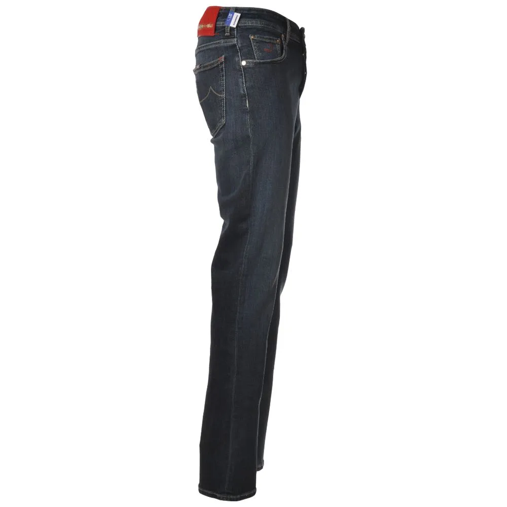 Jacob Cohen Men's Blue Cotton Jeans & Pant