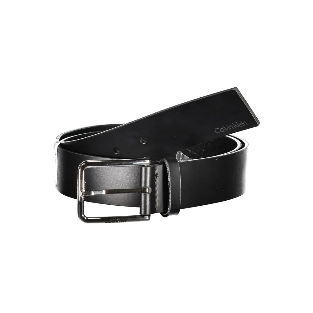 Calvin Klein Men's Black Leather Belt