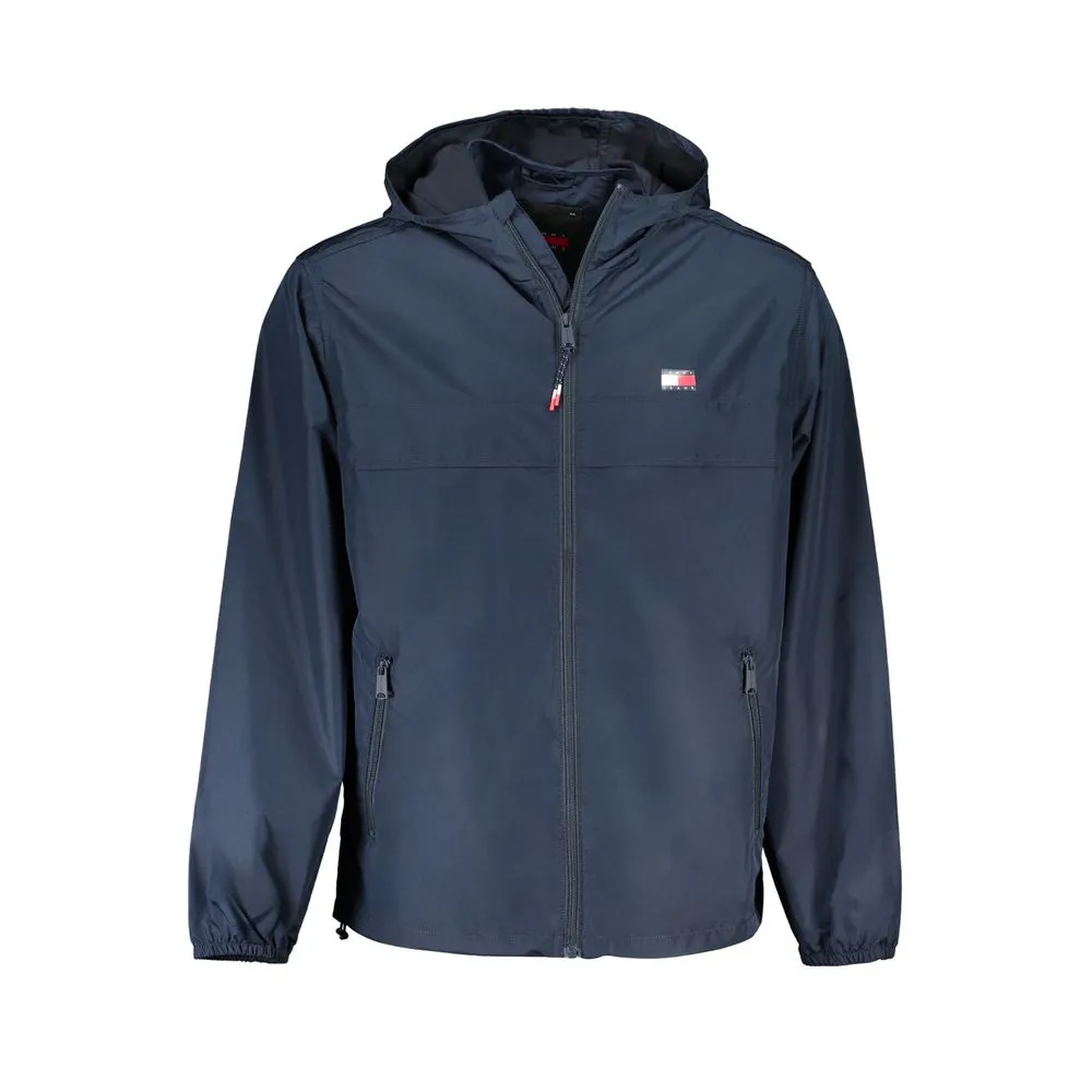 Tommy Hilfiger Men's Blue Polyester Jacket