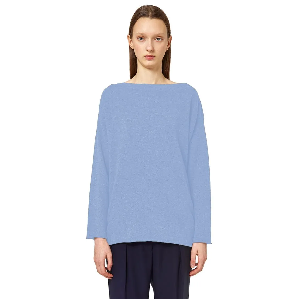 Alpha Studio Women's Light Blue Cashmere Sweater
