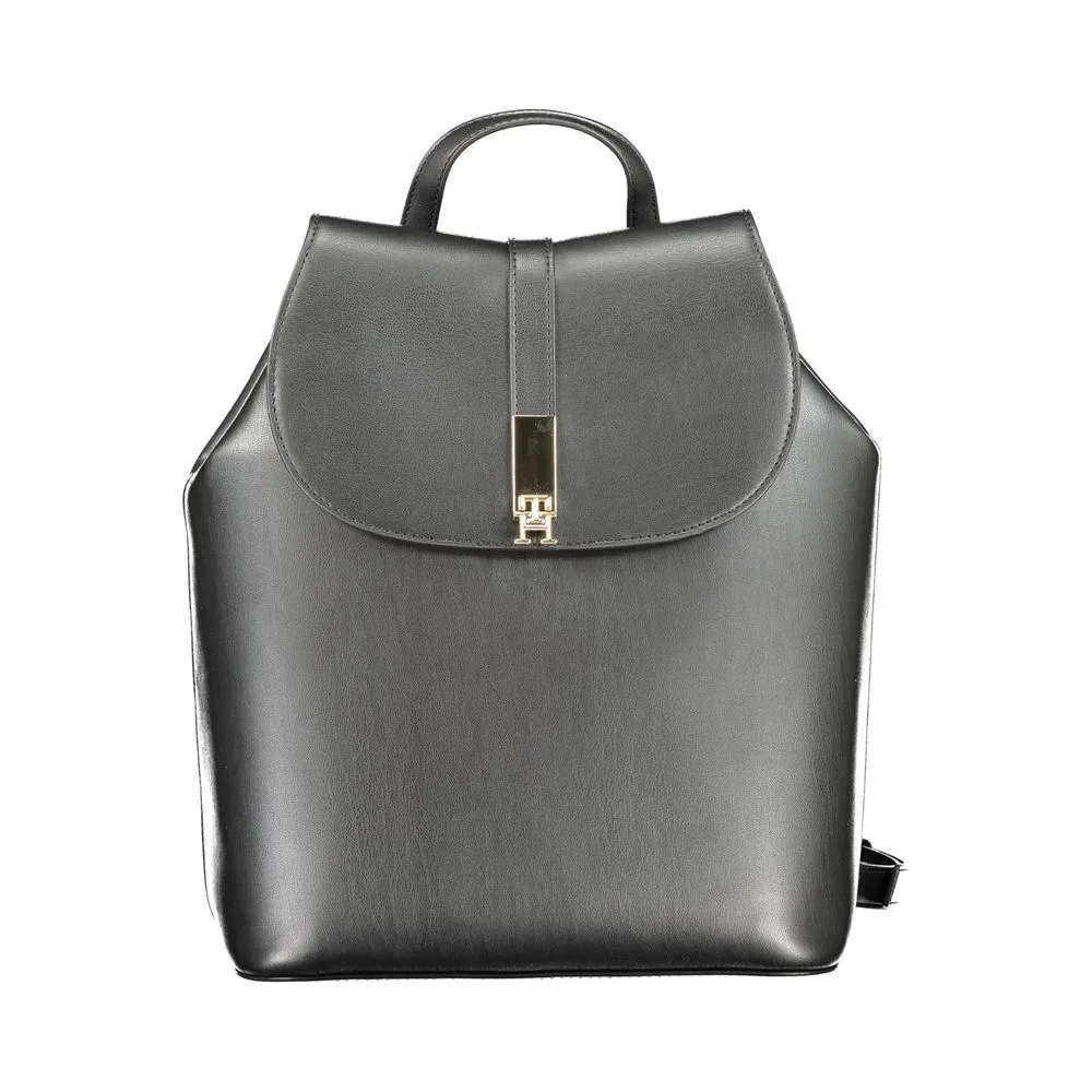Tommy Hilfiger Women's Black Polyethylene Backpack