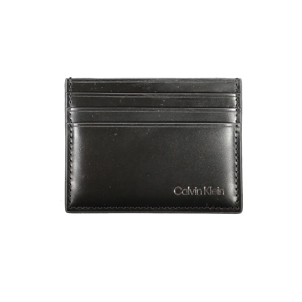 Calvin Klein Men's Black Leather Wallet