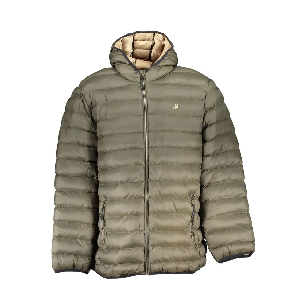 U.S. Grand Polo Men's Green Polyester Jacket