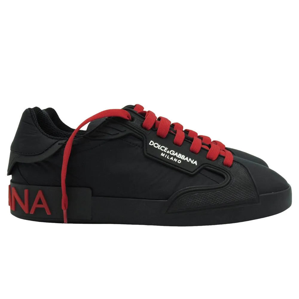 Dolce & Gabbana Women's Black Polyester Sneaker