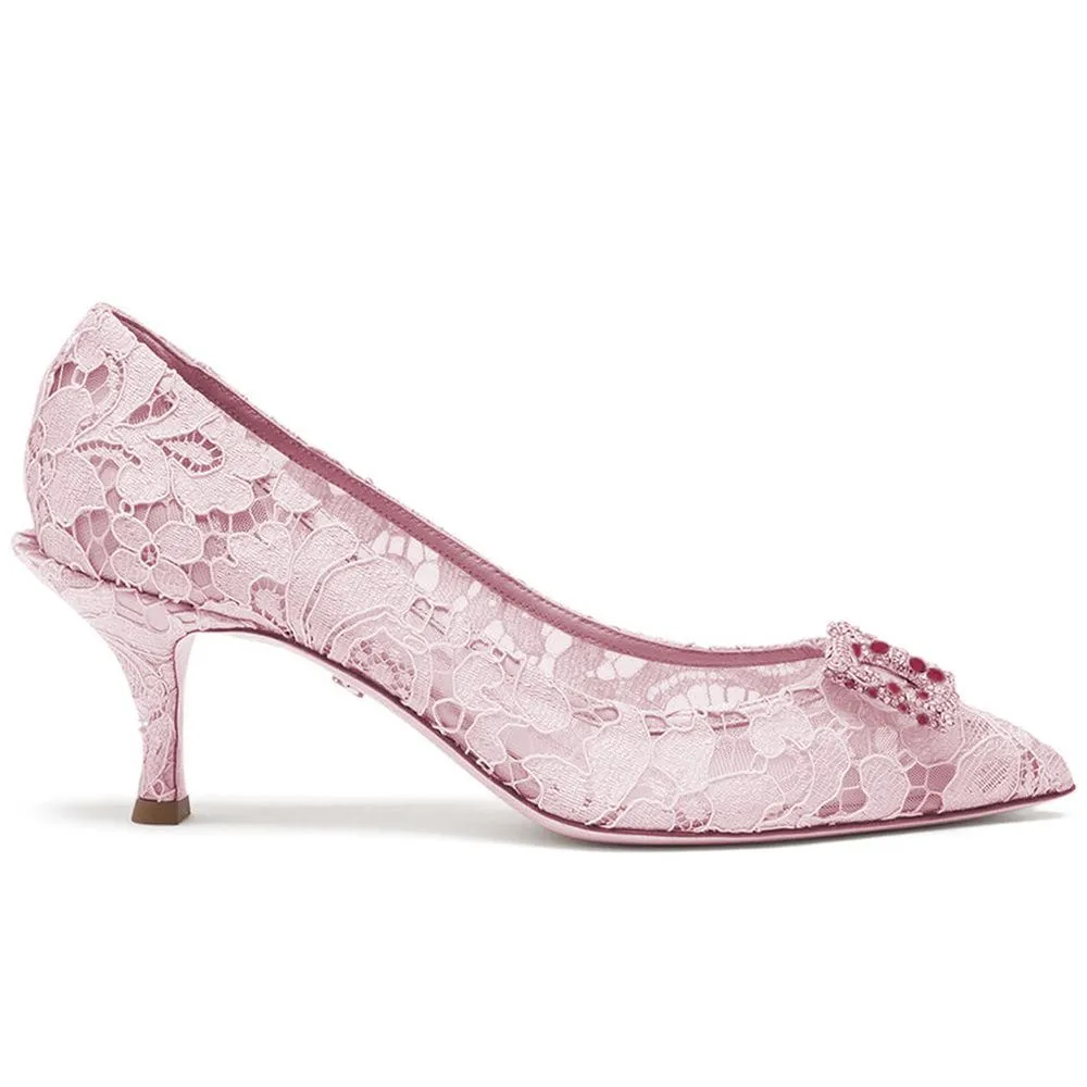 Dolce & Gabbana Women's Pink Viscose Pump