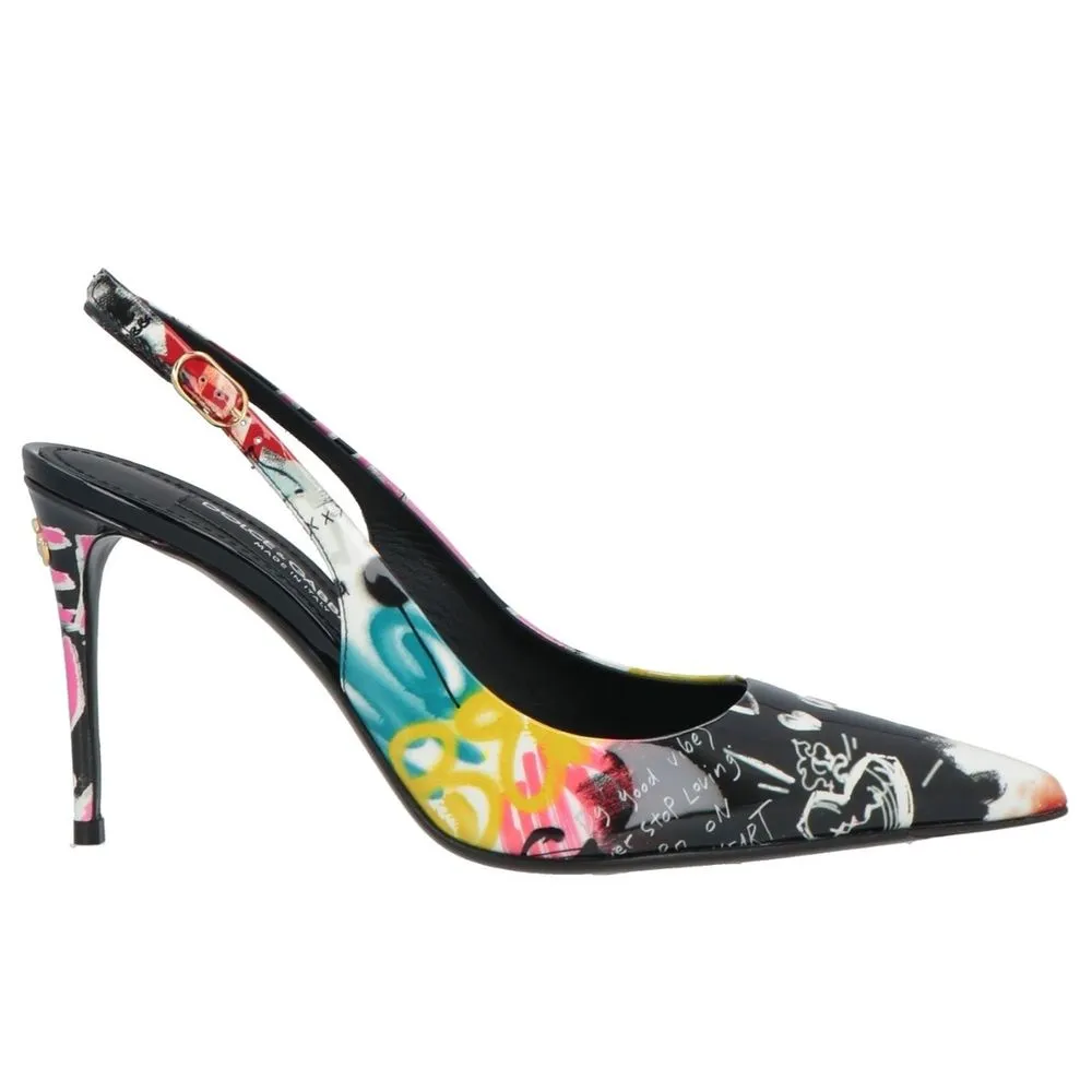 Dolce & Gabbana Women's Multicolor Leather Di Calfskin Pump