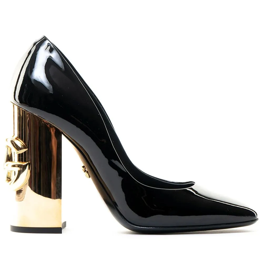 Dolce & Gabbana Women's Black Leather Di Calfskin Pump