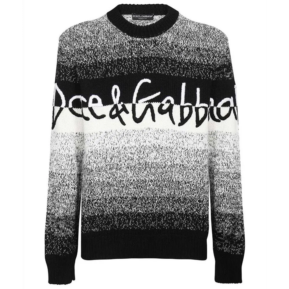Dolce & Gabbana Men's Black Wool Sweater