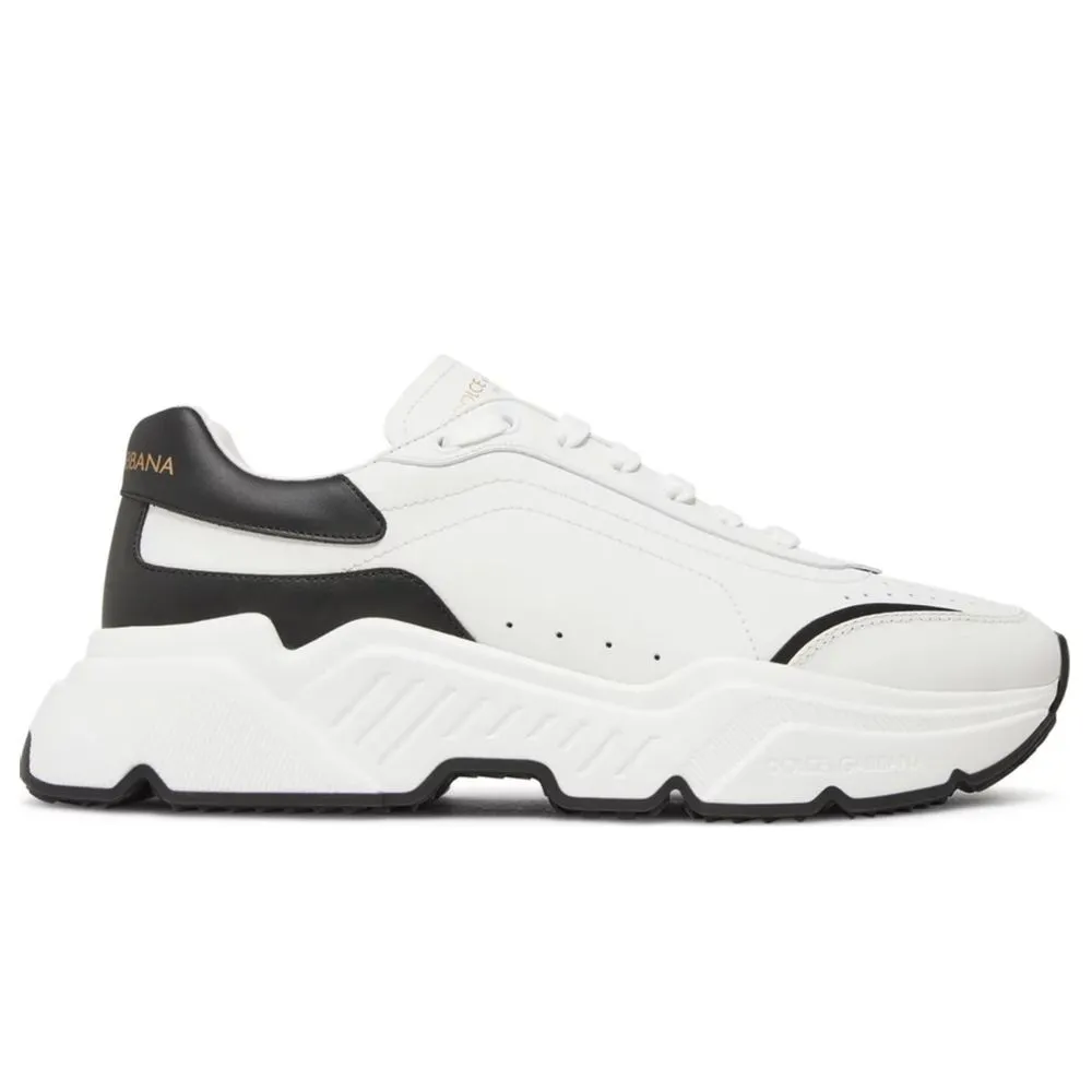 Dolce & Gabbana Men's White Leather Di Calfskin Sneaker