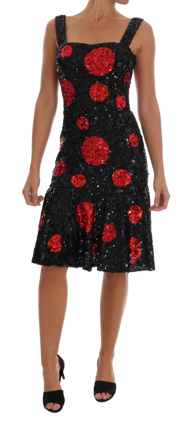 Dolce & Gabbana Women's Elegant Polka Dotted Shift Dress