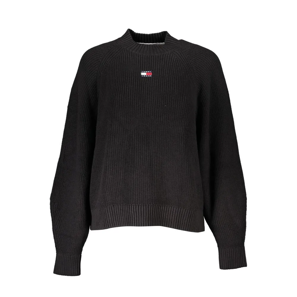 Tommy Hilfiger Women's Black Cotton Sweater