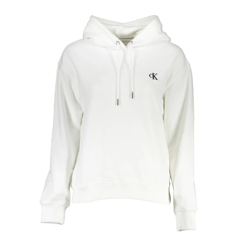 Calvin Klein Women's White Cotton Sweater