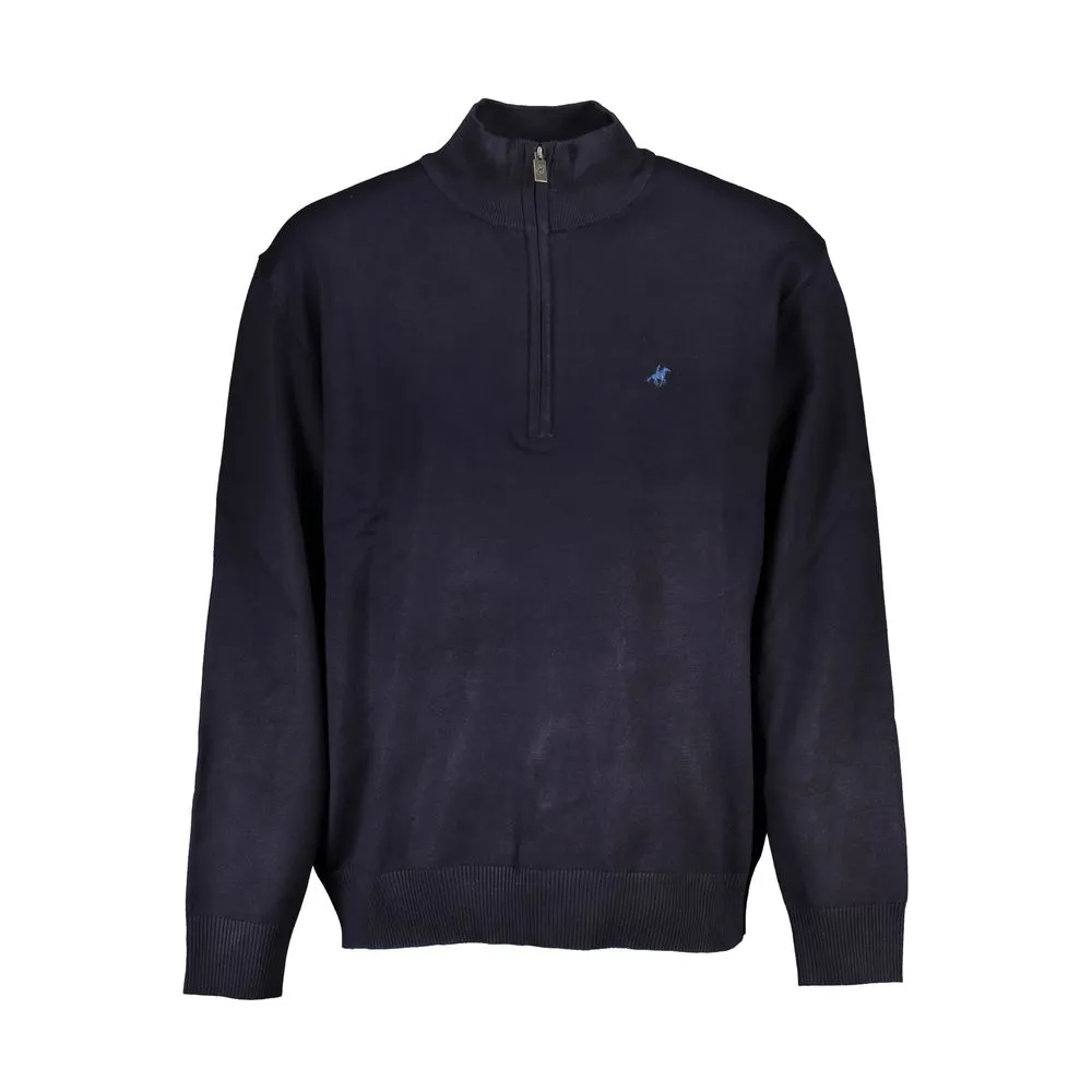 U.S. Grand Polo Men's Blue Nylon Sweater