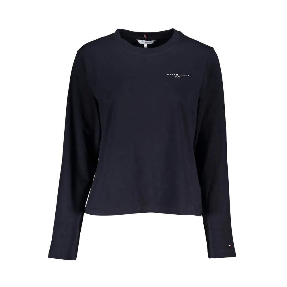Tommy Hilfiger Women's Blue Cotton Tops & T-Shirt