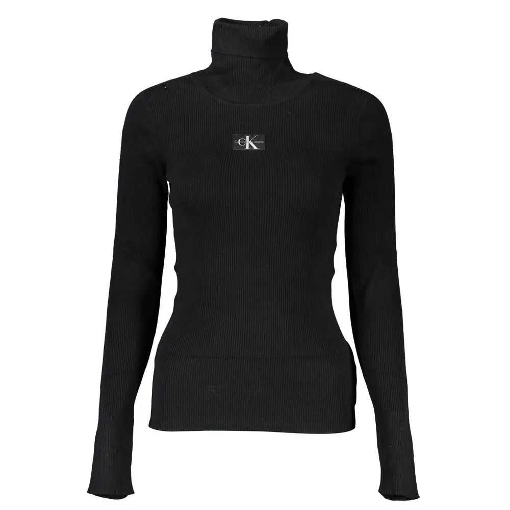 Calvin Klein Women's Black Lyocell Sweater