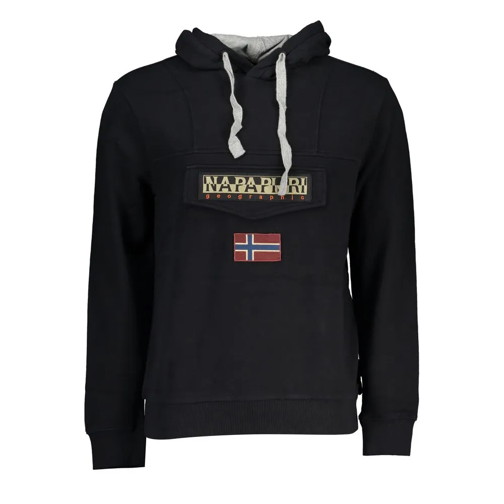 Napapijri Men's Black Cotton Sweater
