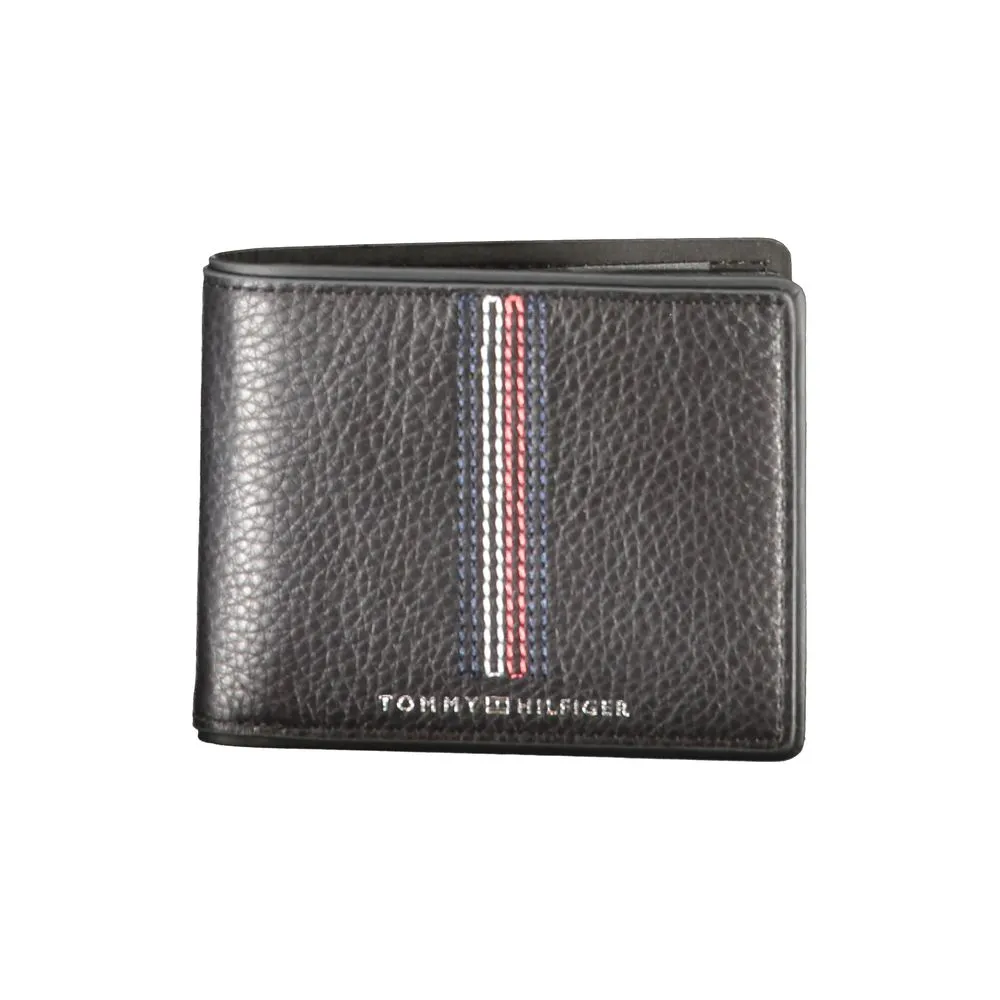 Tommy Hilfiger Men's Black Leather Wallet