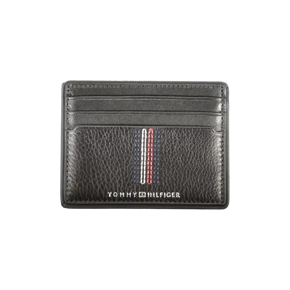 Tommy Hilfiger Men's Black Leather Wallet
