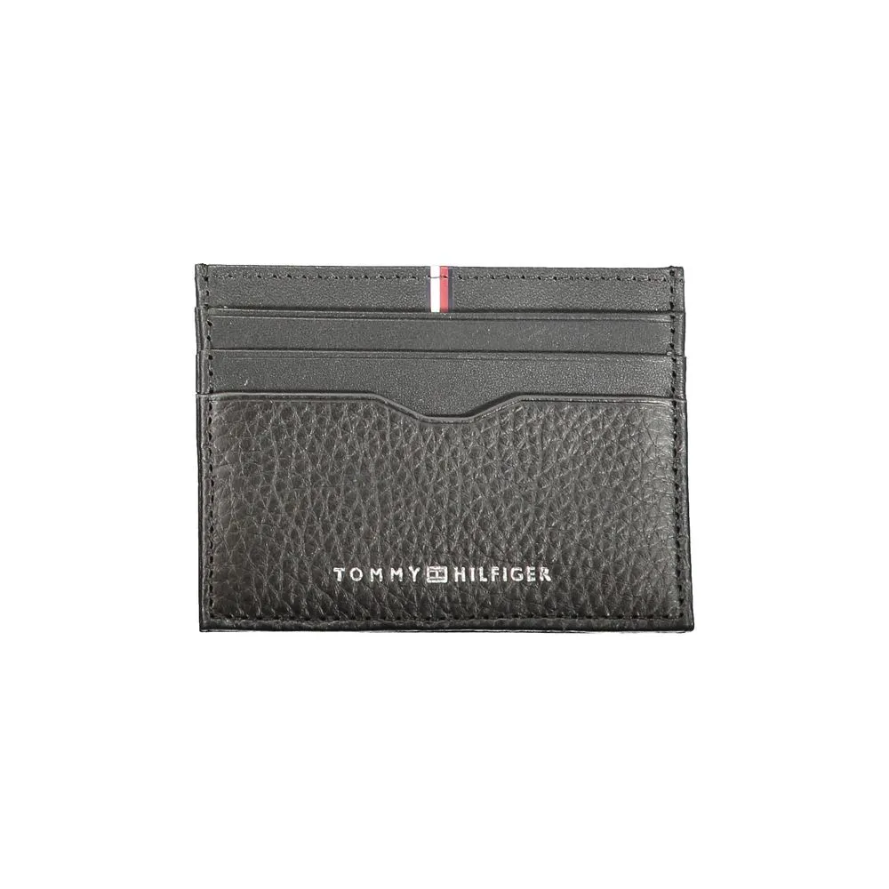 Tommy Hilfiger Men's Black Leather Wallet