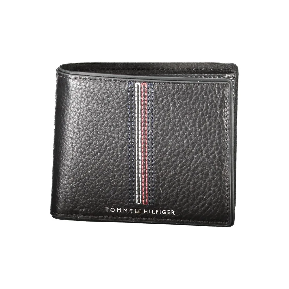 Tommy Hilfiger Men's Black Leather Wallet