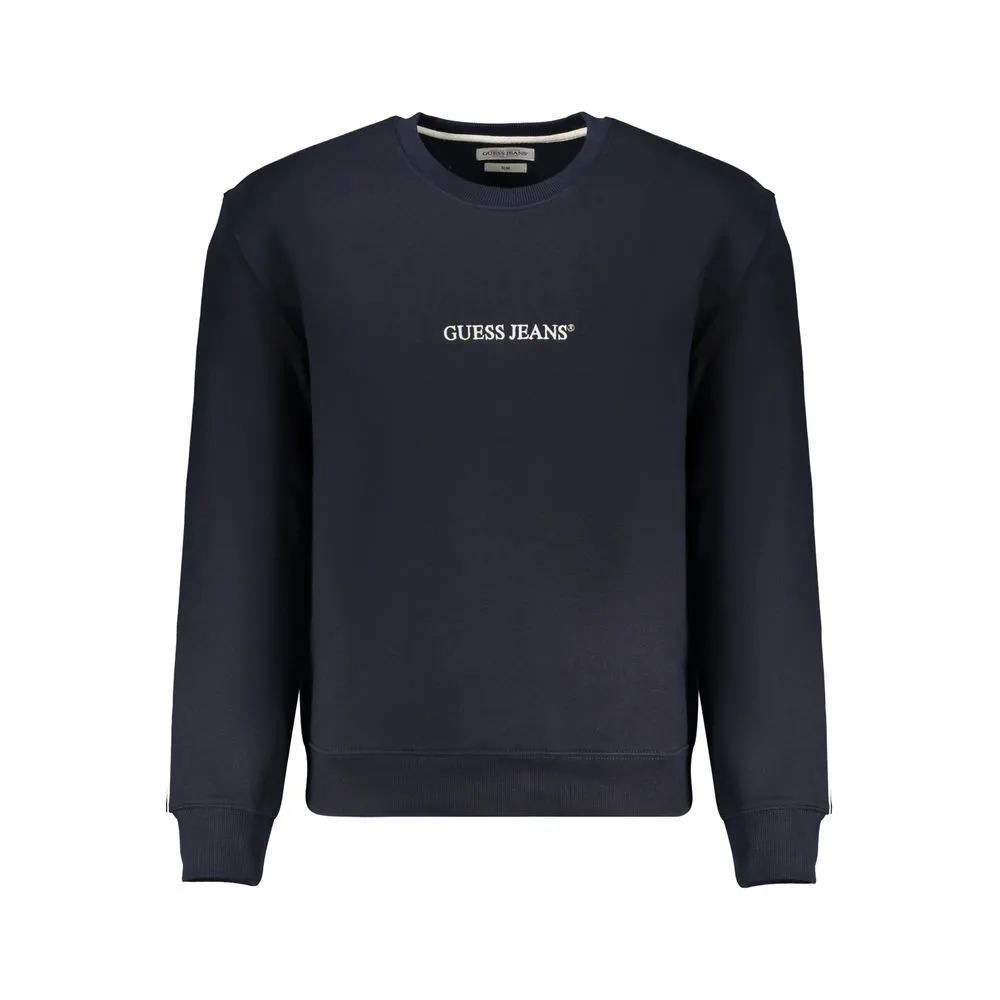 Guess Jeans Men's Blue Cotton Sweater