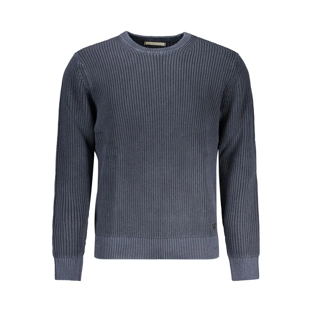 Guess Jeans Men's Blue Cotton Sweater