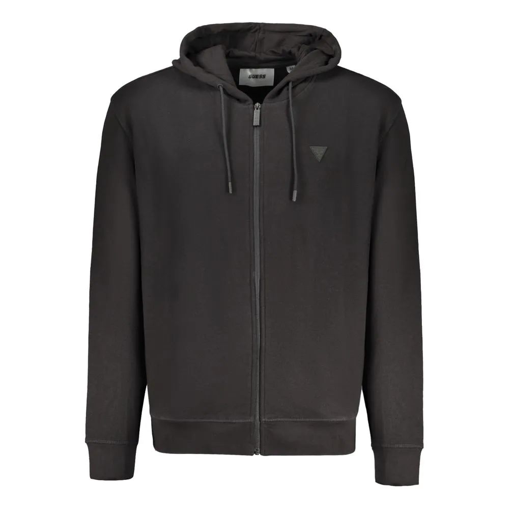 Guess Jeans Men's Black Cotton Sweater