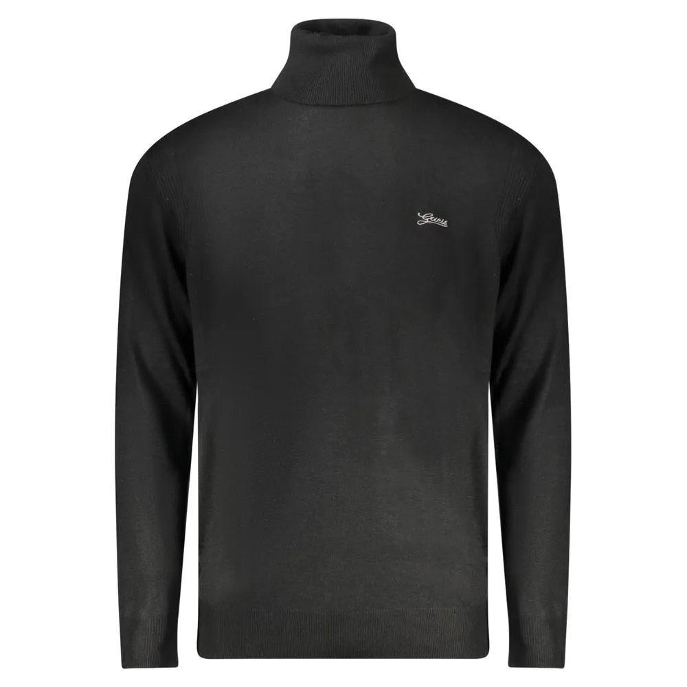Guess Jeans Men's Black Polyester Sweater