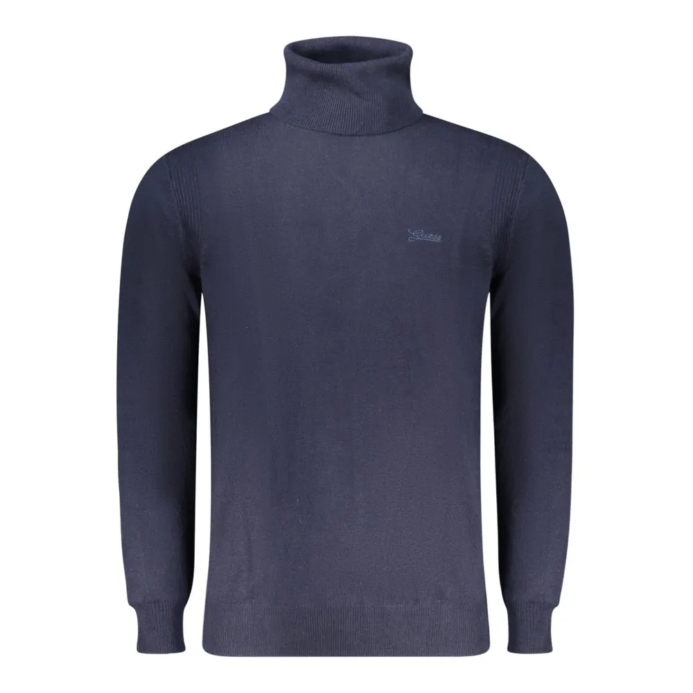 Guess Jeans Men's Blue Polyester Sweater