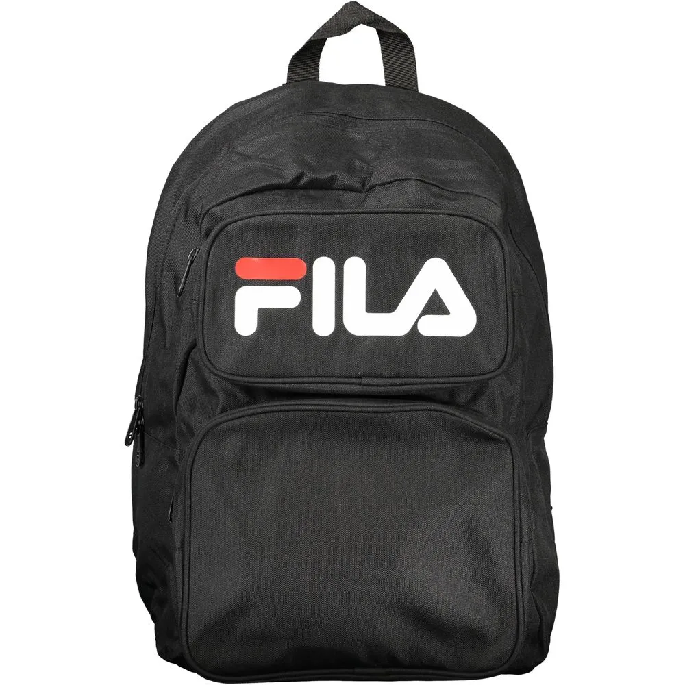 Fila Men's Black Polyester Backpack