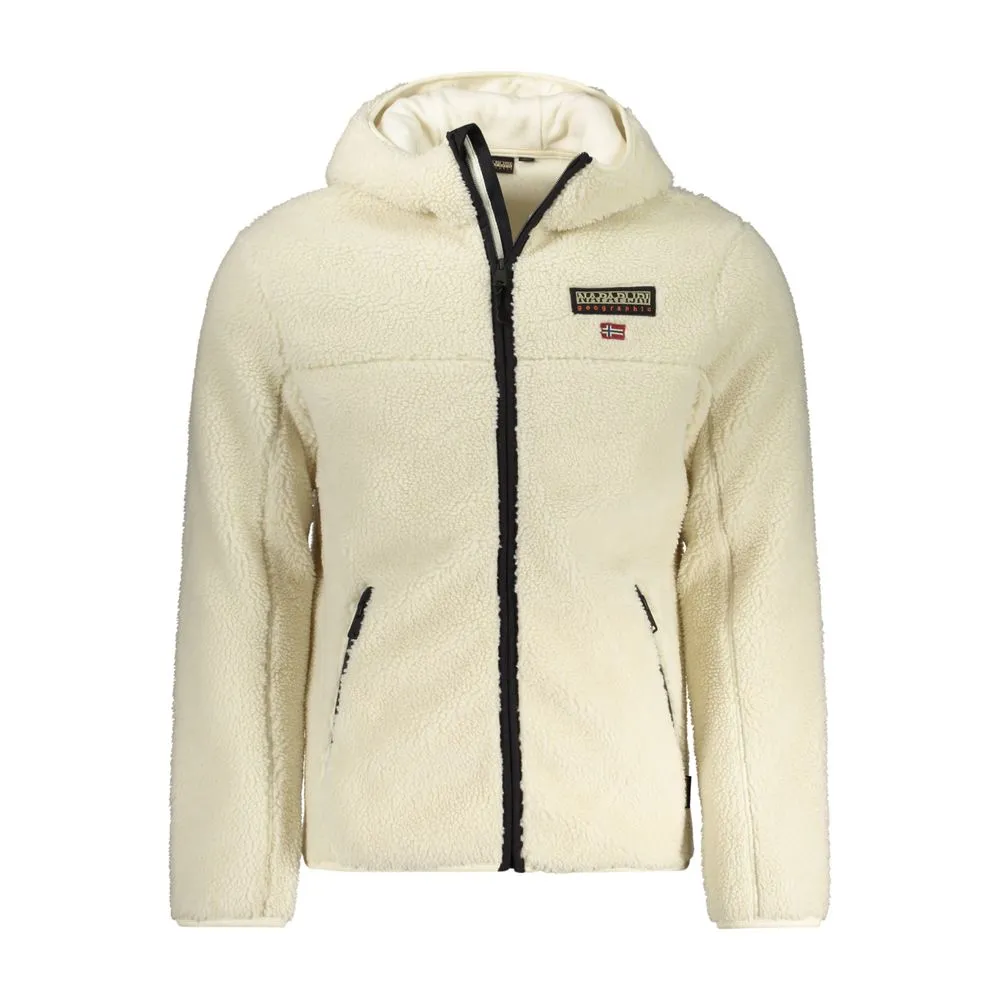 Napapijri Men's White Polyester Jacket
