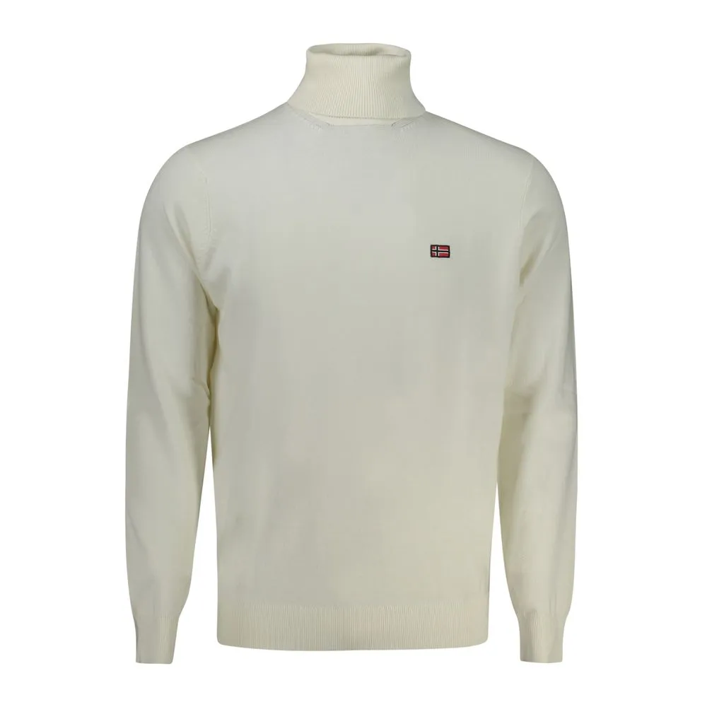 Norway 1963 Men's White Polyester Sweater