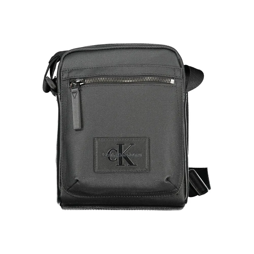 Calvin Klein Men's Black Polyethylene Shoulder Bag