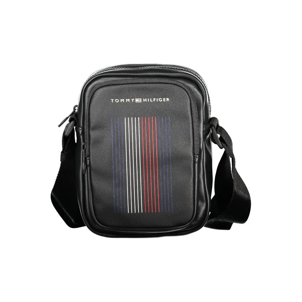Tommy Hilfiger Men's Black Polyethylene Shoulder Bag