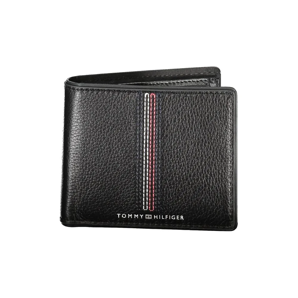 Tommy Hilfiger Men's Black Leather Wallet