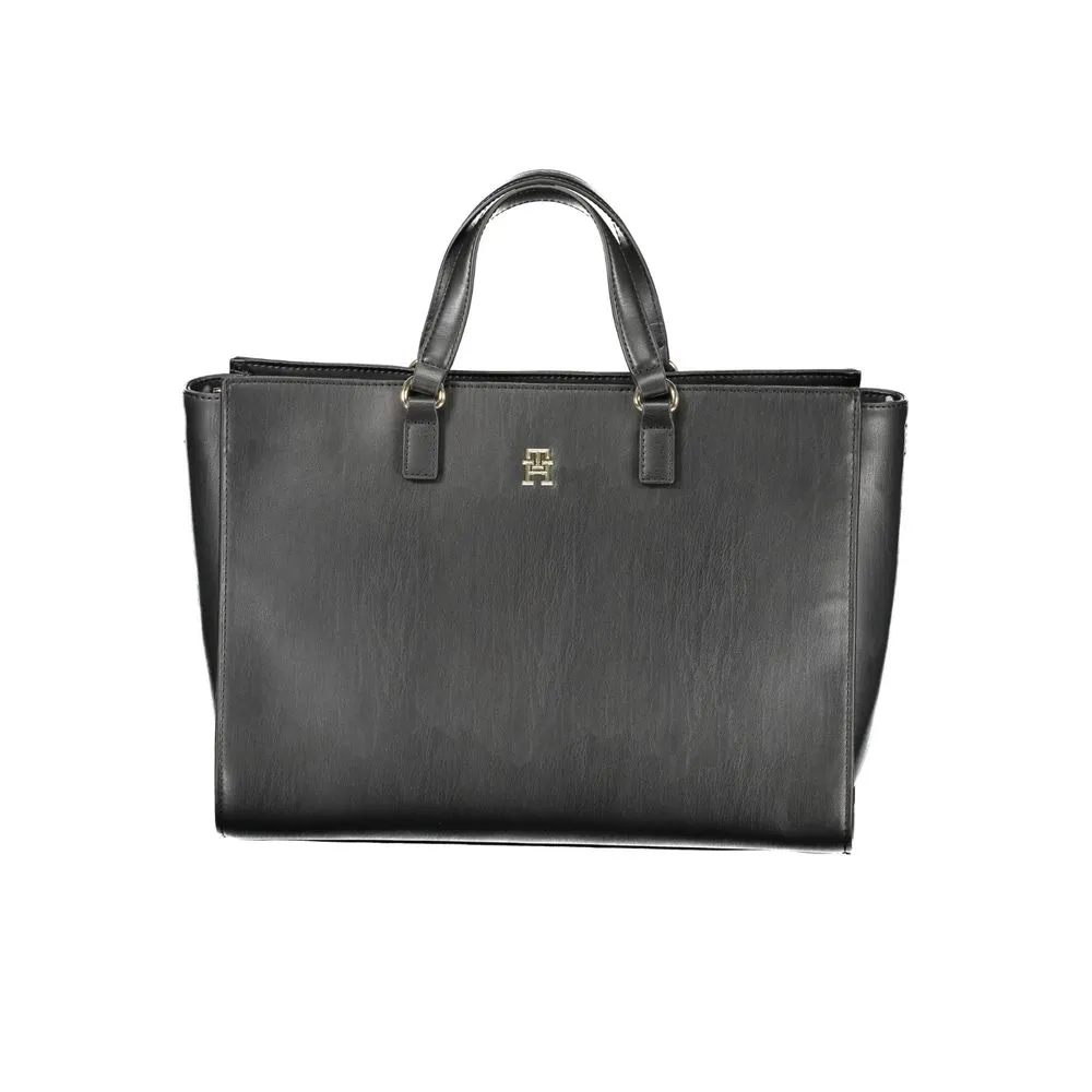 Tommy Hilfiger Women's Black Polyethylene Handbag